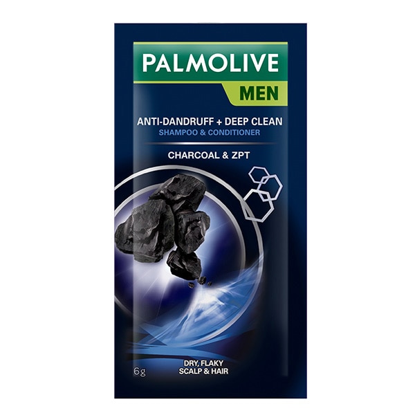dầu gội palmolive men bột than tre