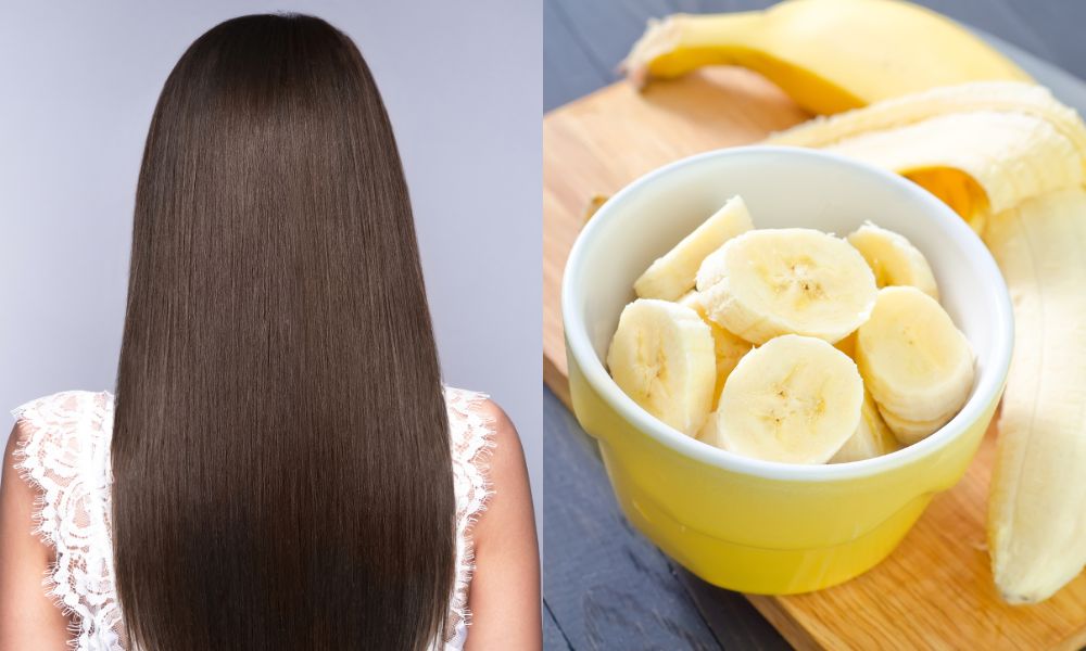 Cách phục hồi tóc khô xơ bằng chuối