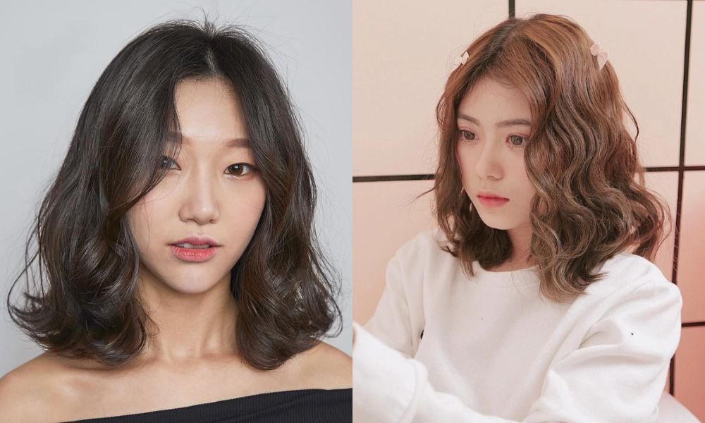 Mẫu tóc ngắn ngang vai giúp giữ được độ phồng nhưng không quá xù